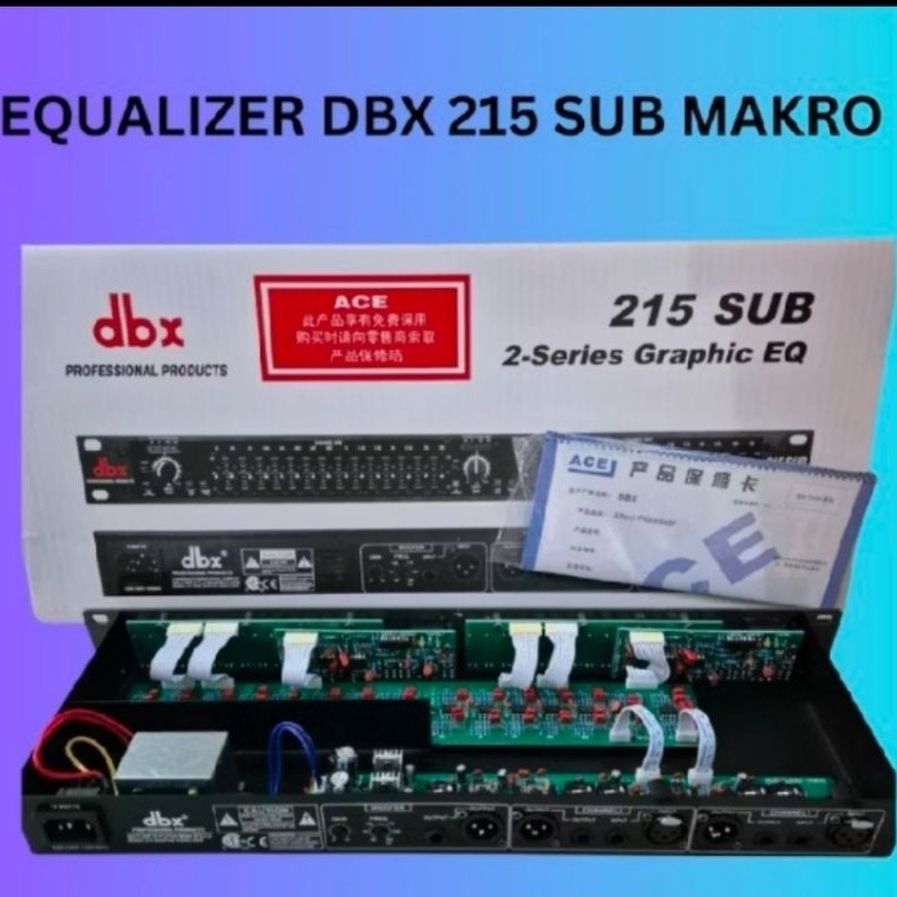 EQUALIZER DBX 215 SUB KOMPONEN IC FULL MAKRO