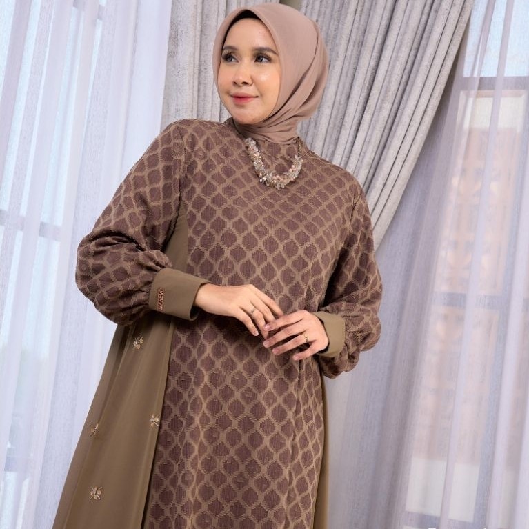 LINDA DRESS / GAMIS PREMIUM TERBARU ORI BY MAREVI (ADA SIZE STANDAR DAN JUMBO)