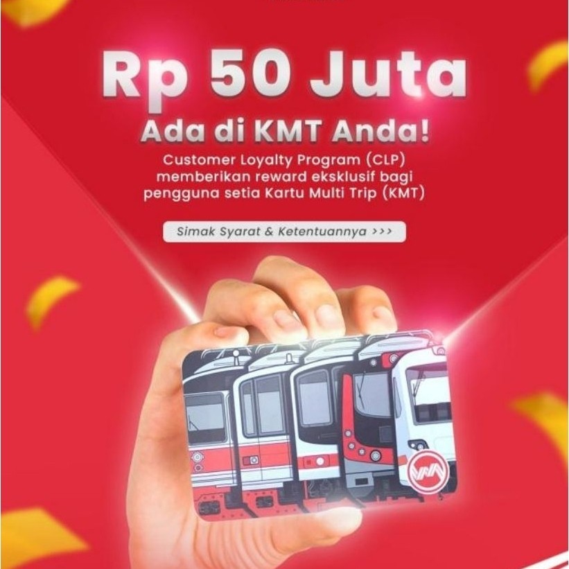 Kartu multi trip GERBONG / kartu krl INDONESIA preloved