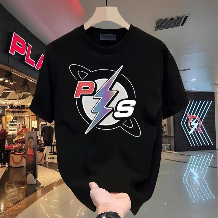 T-Shirt Planet Surf Cowok – Kaos Cotton Lengan Pendek Motif Surf Logo – Baju Pria Street Style distr