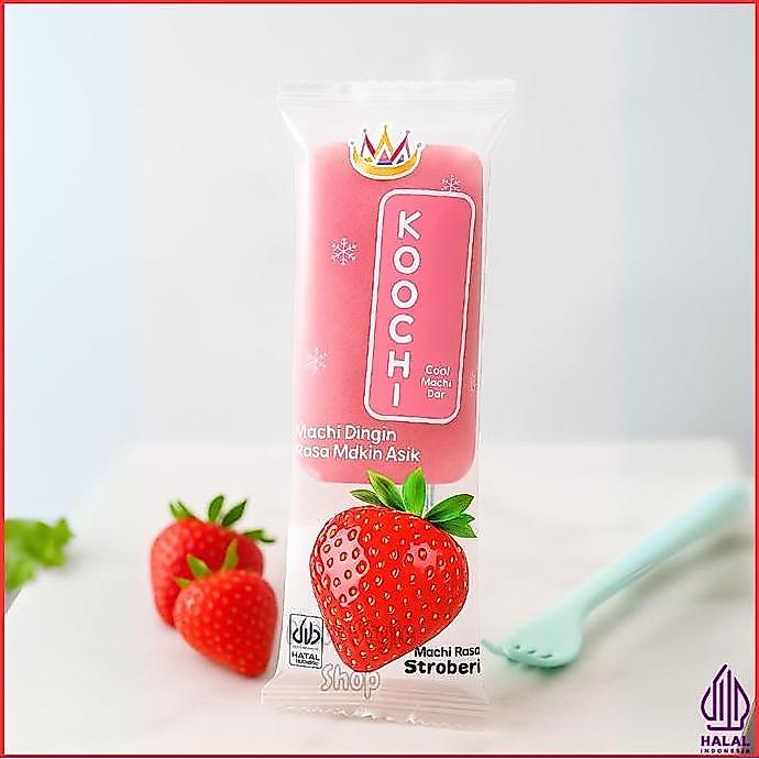 Jjd- Koochi Mochi Stick 14+1 Gratis /  Mochi Viral Rasa Cokelat Strawberry Mangga / Mochi Lembut Isi