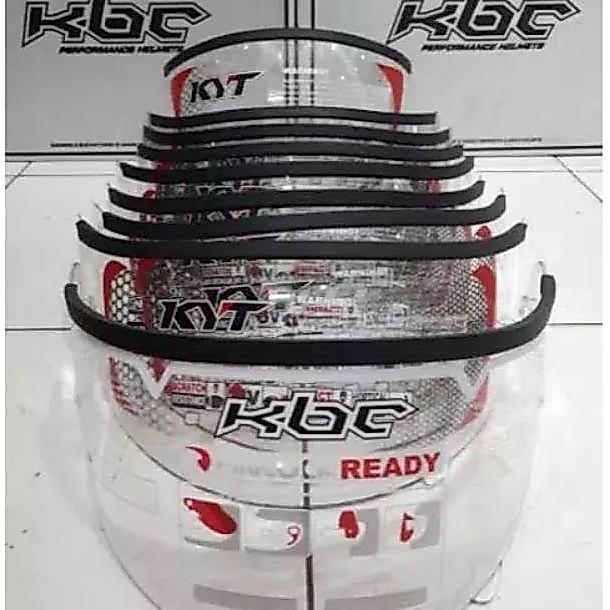 Talang air kaca helm/visor universal untuk semua jenis helm pnp kbc kyt nhk  ink mds list karet