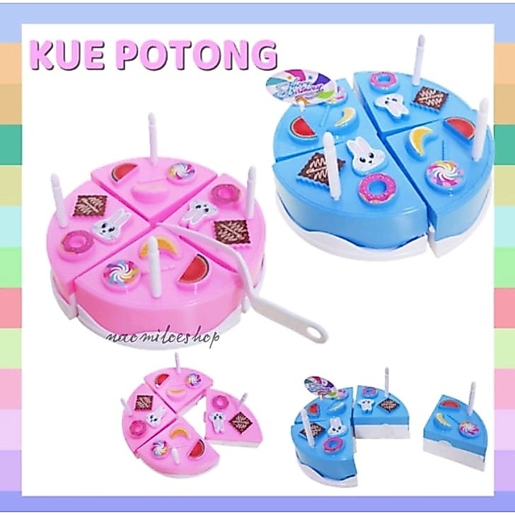 Promo Mainan Kue Tart Ulang Tahun / Mainan Kue Potong Ulang Tahun