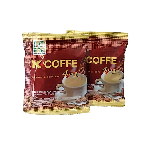 K-Coffe Kopi Herbal Ginseng Kopi K Link Per Box K-Coffee 4 In 1 Minuman Serbuk Kopi Ginseng murah