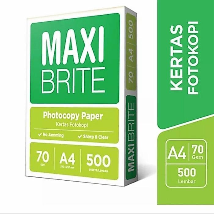 KERTAS HVS 70gsm A4 Maxi Brite / Hvs Putih