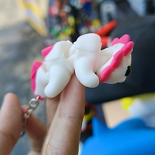 (KJ Tech) Gantungan Kunci Axolot Flexi