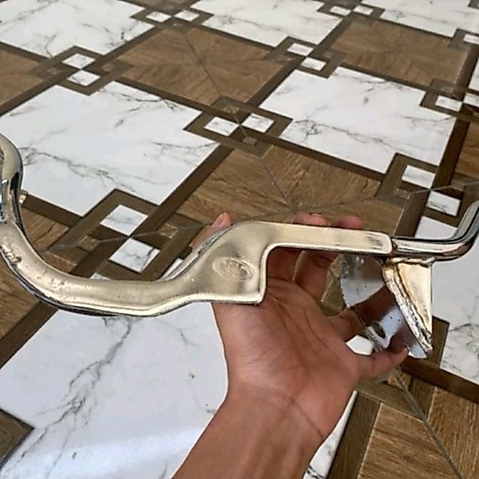 Besi Barstep Besi Pushtep Depan Rx.King New/Peredam 2008 Chrome Tbk