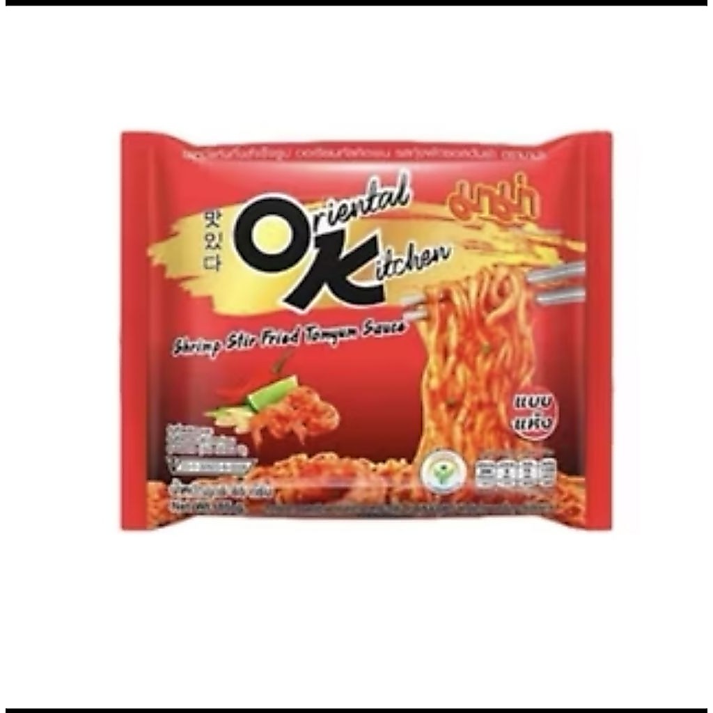 Mama OK Oriental Kitchen Instan Noddle Shrimp Stir Fried Tomyum Sauce 85g Mie Goreng Premium
