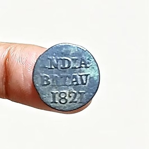Koleksi koin kuno India Batavia 1821