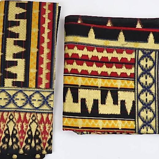 Paketan Selendang Dan Kain Etnik Batik Motif Tapis Lampung