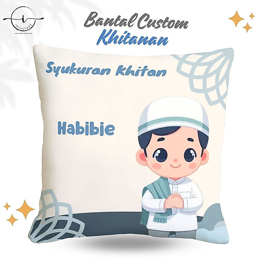MLYB - SOUVENIR BANTAL KHITANAN / SOUVENIR BANTlAL FOTO / BANTAL FOTO PRINTING / SOUVENIR KHITAN ter