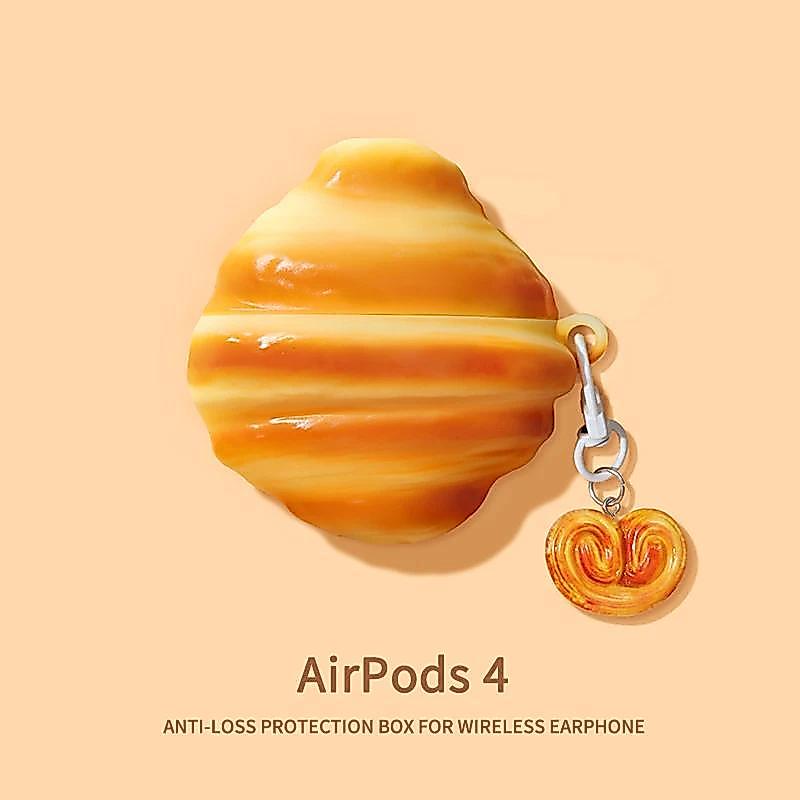 Toast Bread Donut ocolate Cookies Case for Apple AirPods 4 1 2 3 Generation Cover for AirPods Pro 2n