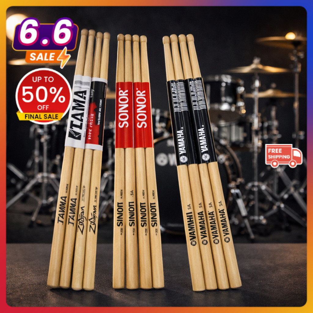 Stick Drum Murah Stik Drum Premium Set Yamaha Zildjian Tama Shinpo