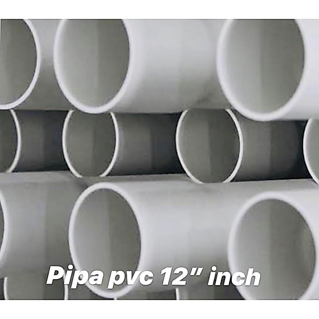 PIPA PVC 12” INCH PER METER