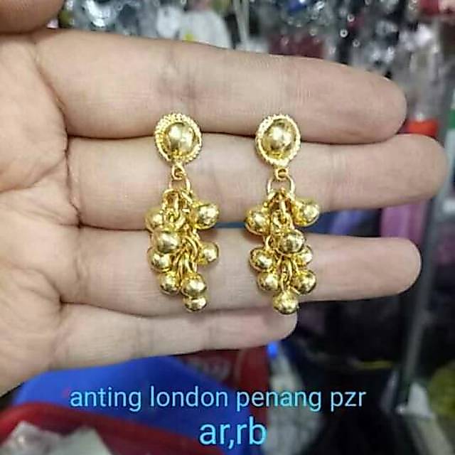 Anting anggur ,matahadi,lapis emas london, emas toba lapis mas 24 ,awet,tahan lama