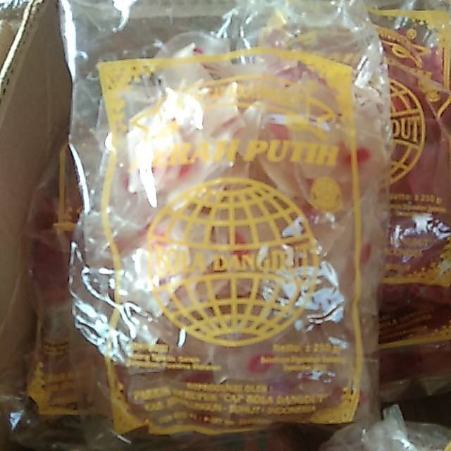 Kerupuk merah putih dan kerupuk merah 250 gram