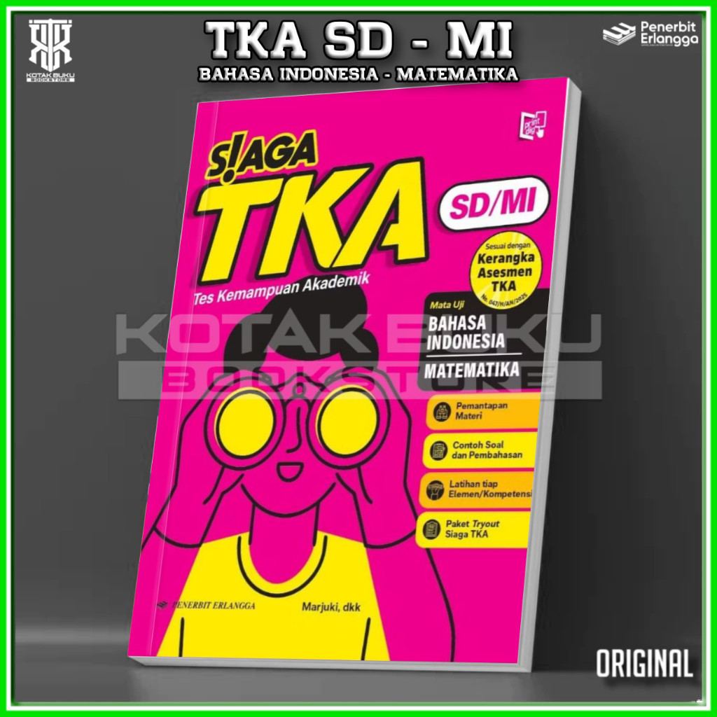 [ Erlangga ] Buku SIAGA TKA SD / TKA SD 2025 / TKA SD/MI / Kurikulum Merdeka