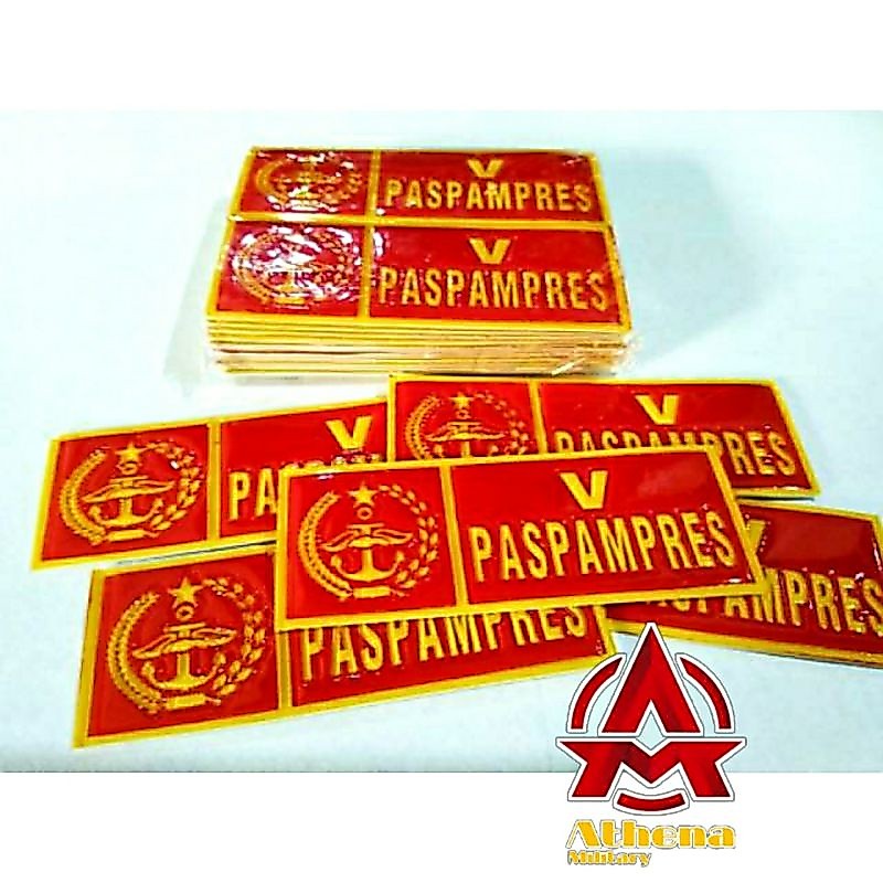 Sticker plat Paspampres 2pcs