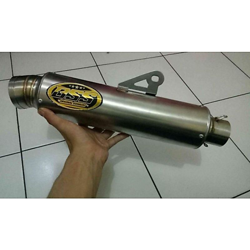 slincer silincer knalpot bss bulat kompetisi panjang 30cm diameter 50 mm bukan cts pekajaman dos dsm