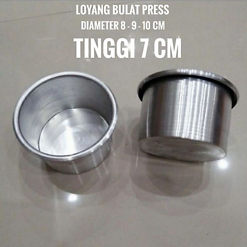 Loyang kue bulat mini / Loyang korean mini cake / Loyang cetakan bento cake Tinggi 7cm