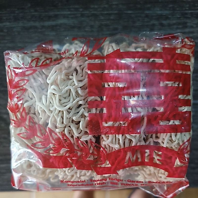 Wanthamie Mie Ayam tunas Bagan 300gr 4Keping riau mi kering bulat mentah halal enak