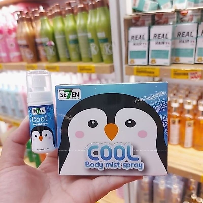 GREEN SE7EN COOL BODY MIST SPRAY 15ML