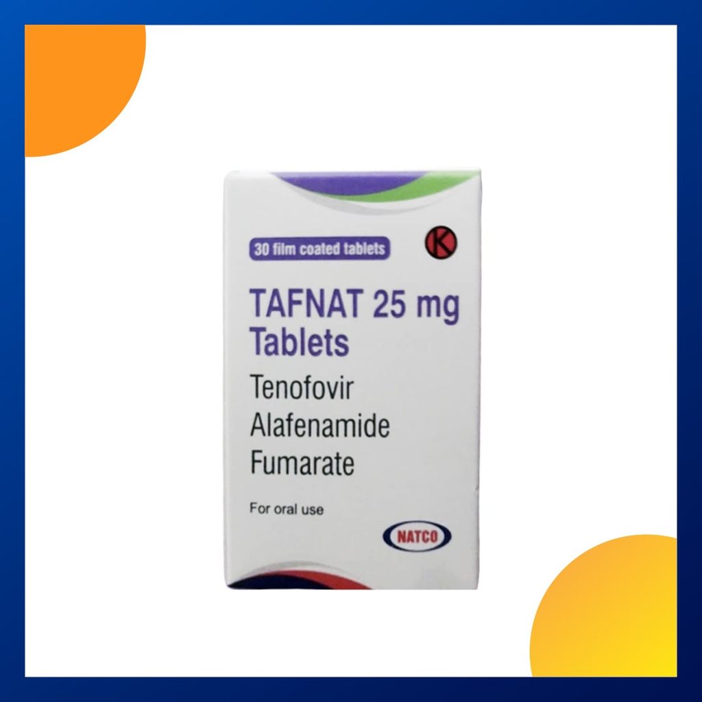 TAFNAT 25 MG 1 BOTOL @ 30 TABLET SALUT SELAPUT