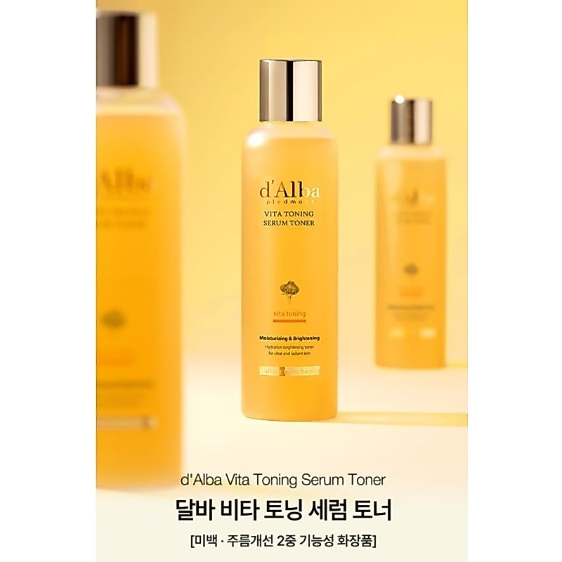 (READY)DALB4 KOREA VITA TONING SERUM TONER 180ML