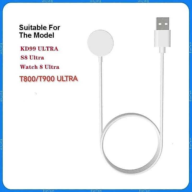 KABEL Charger / CASAN SMARTWATCH SEMUA SERIES T500 T55 T500 SERIES 7 SERIES 8 SERIES 8 ULTRA i8 pro 