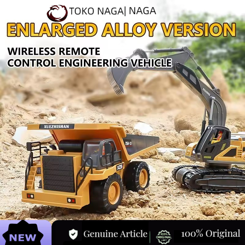 TOKO NAGA naga Excavator Remote Control 14 Channel Beko RC Excavator Mainan RC Crawler Kendaraan