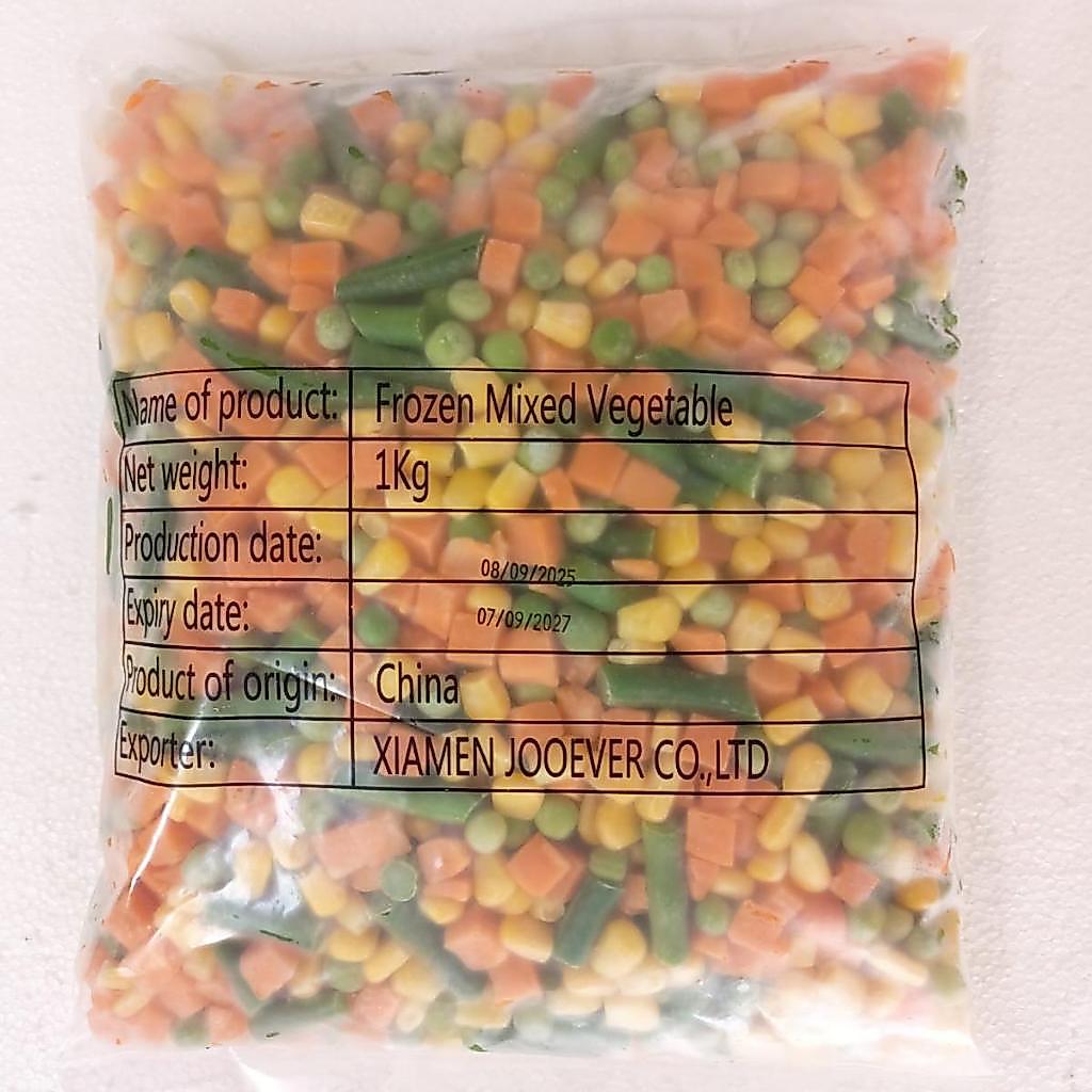FROZEN MIXED VEGETABLES 1Kg