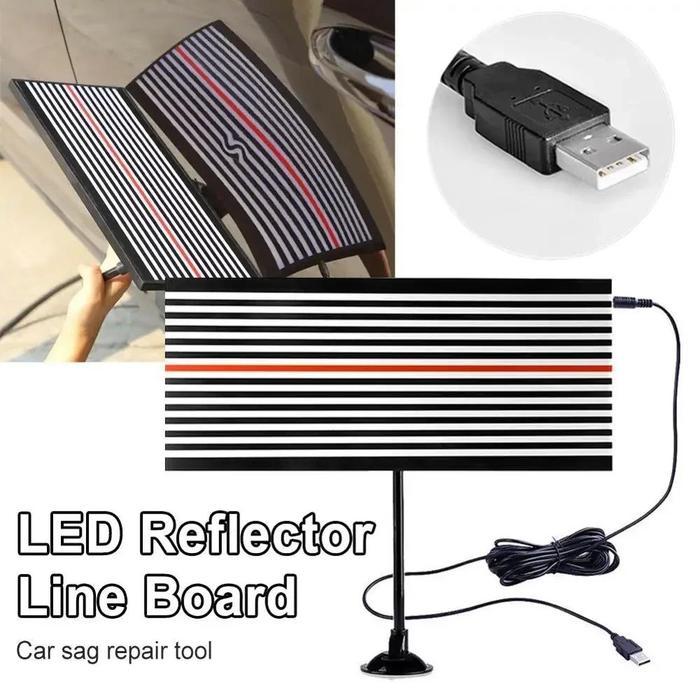 Lampu PDR LED Deteksi Penyok Mobil 360° USB 3 Mode Brightness Alat Perbaikan Body Tanpa Cat Profesio