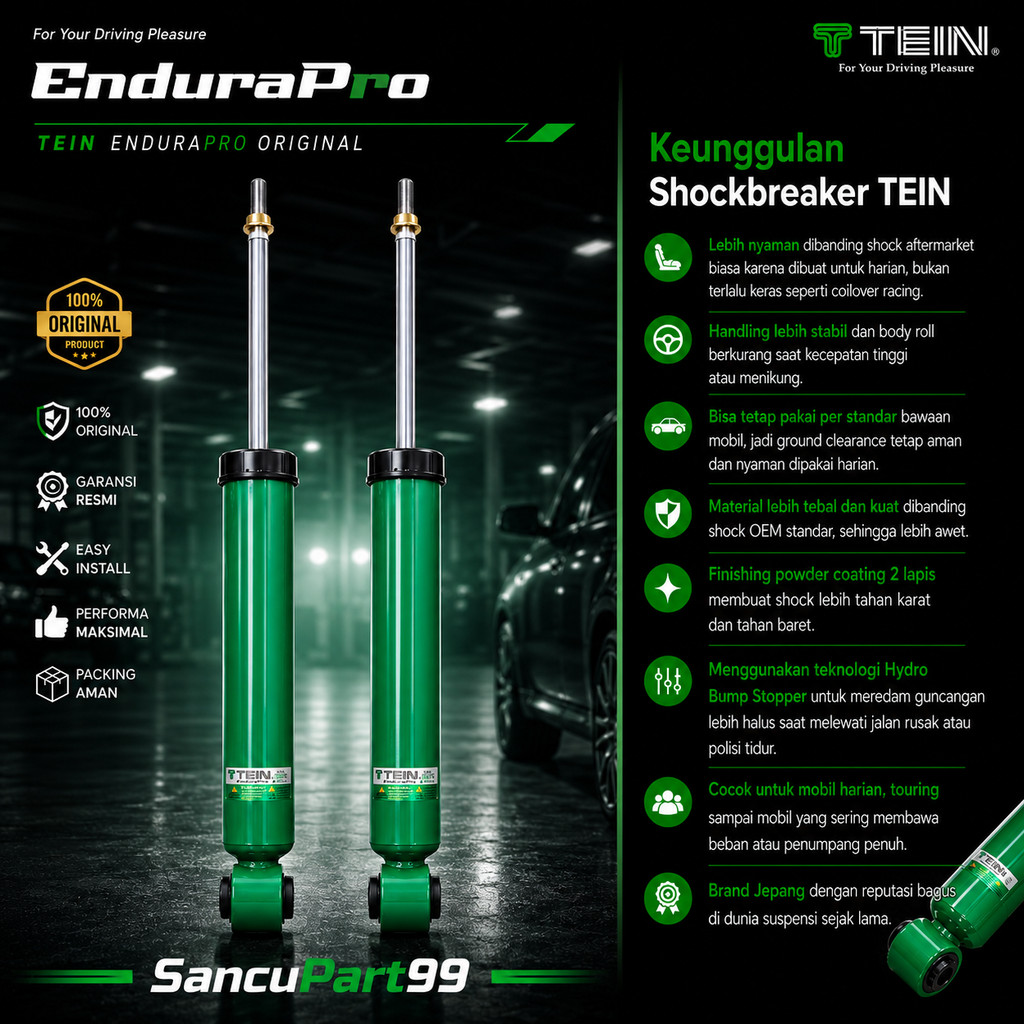 SHOCKBREAKER BELAKANG MITSUBISHI PAJERO SPORT ORIGINAL T TEIN ENDURAPRO