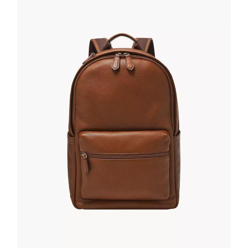 Fossil Buckner Leather Brown Backpack Tas Pria - MBG9631-210