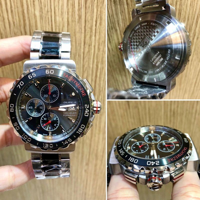 BAJU TANGAN HEUER FORMULA 1 CALIBRE 16 QUARTZ SUPER QUALITY #jamtanganpria #tagheuer