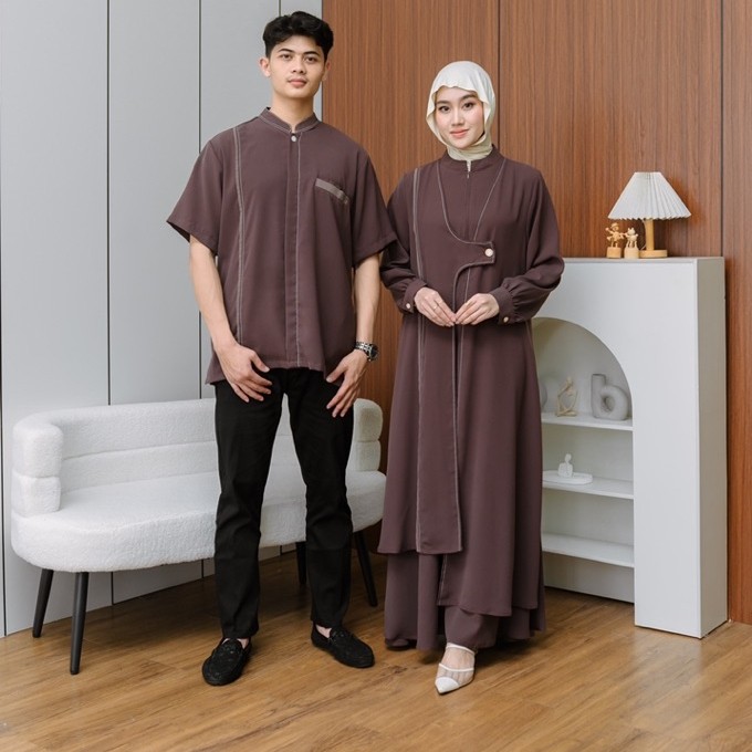 CANDY LADY Shakila Abaya Maxi / Baju Couple Abaya Koko Haliva Bestseller