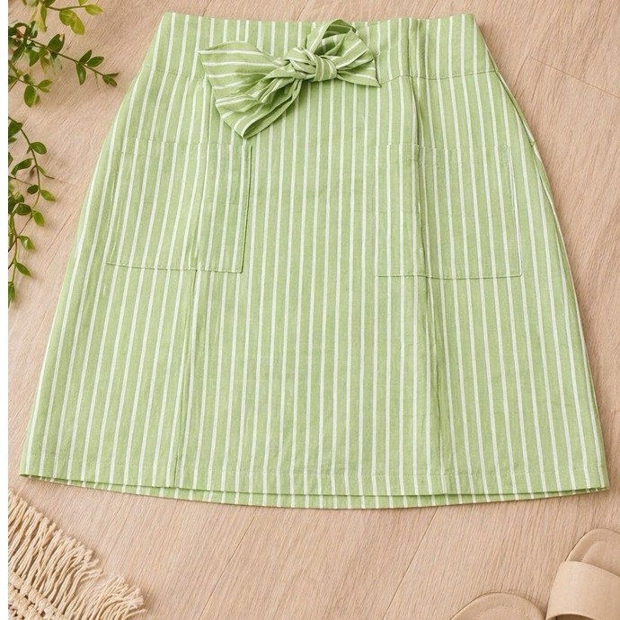 Pomelo ribbon mini skirt