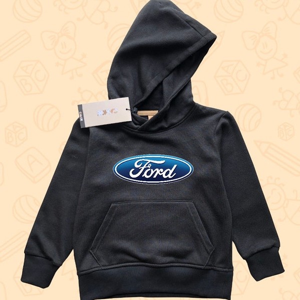 Jaket Hoodie Anak KIDS Ford logo