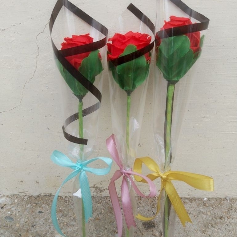 Buket Bunga Mawar 1 Tangkai