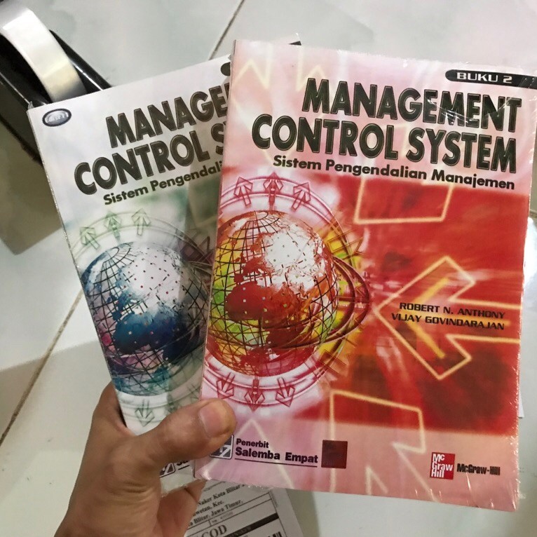 Paket Management control system (sistem pengendalian manajemen) buku 1 dan 2 oleh Anthony