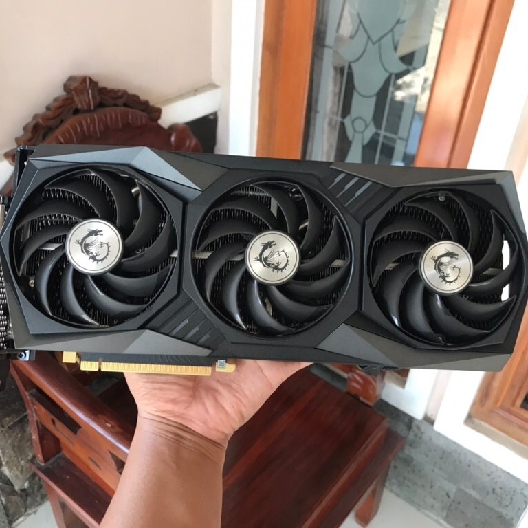 VGA MSI RTX 3060Ti Gaming X Trio Second Sangat Mulus Istimewa