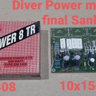 paling diminati] GM Kit Driver Power Mono 600w BTL Final sanken | Driver 8 TR | GM 1408