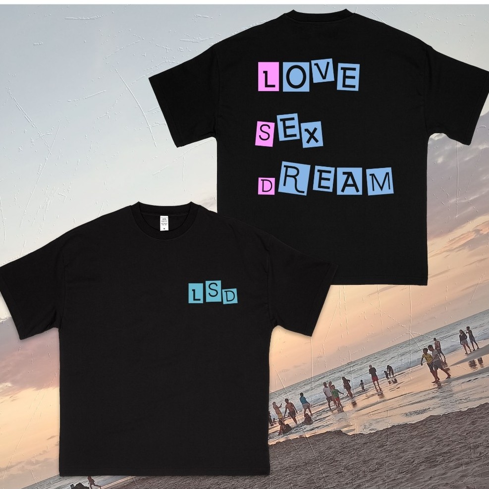 LOVE SEX DREAM X01 TEE Kaos Pria