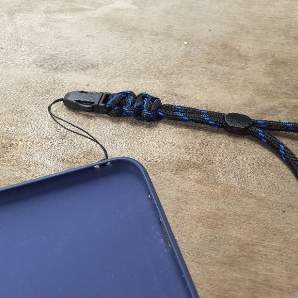 Aluna_Collection4 Wrist Strap Prusik Paracord Lanyard Hand Lanyard Pod Tali Gantungan Hp / Usb /
