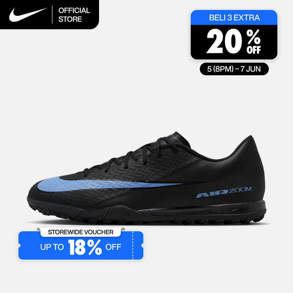 Nike Men's Mercurial Vapor 16 Academy Turf Low-Top Football Shoes - Black [FQ8449-001]