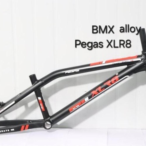 Ready XLR8 Frame Set Sepeda BMX 20 inch PEGAS Alloy & Steel with Pivot VBrake XBrake / Disc Brake
