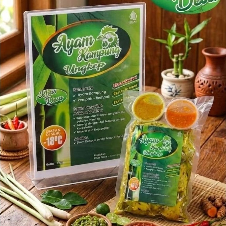 Ayam Kampung Ungkep utuh