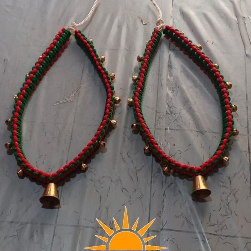 KALUNG SAPI KONTES MEWAH  LONCENG BESAR + LONCENG KECIL