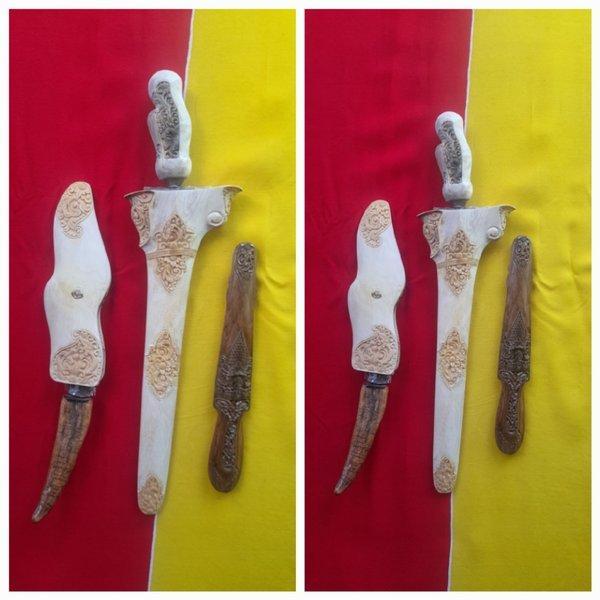 warangka keris Patrem KUJANG dan TOMBAK Deder keris free ongkir J4F431
