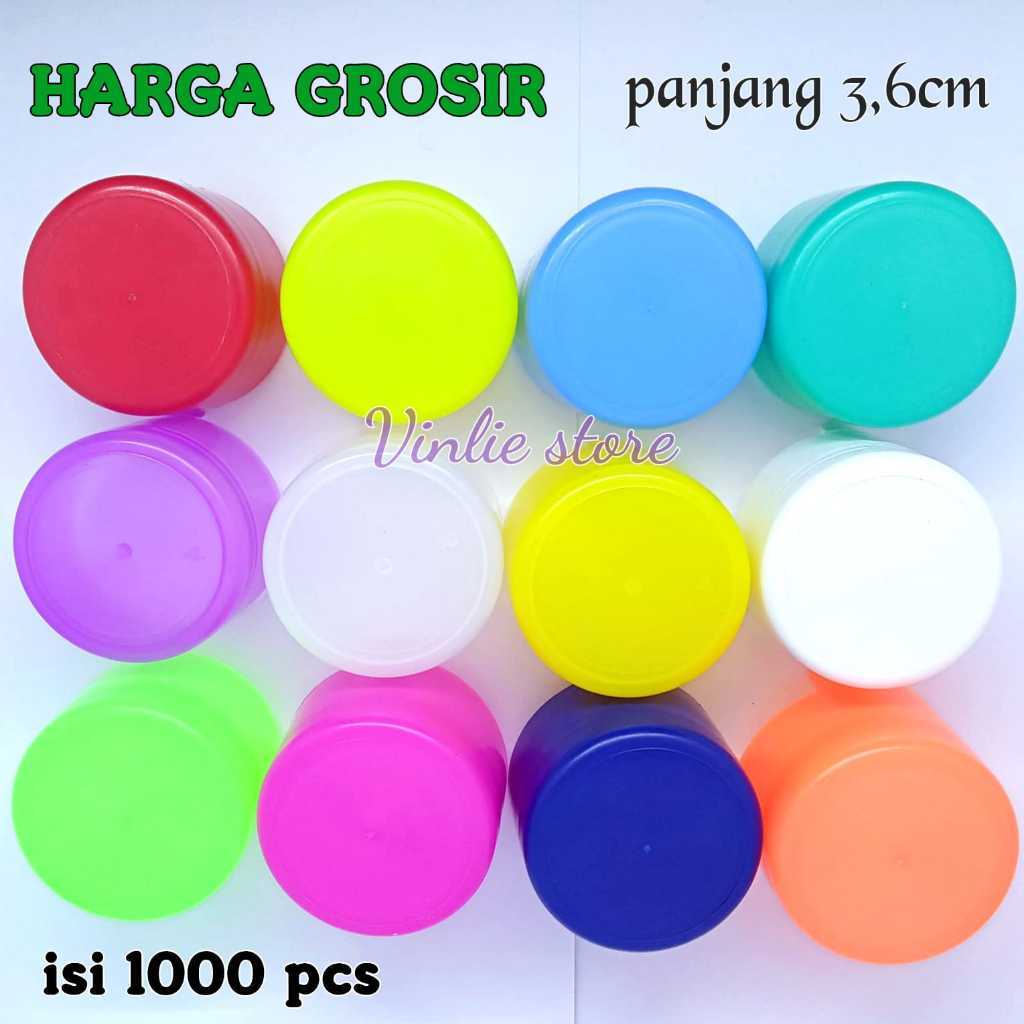 TUTUP GALON AIR BIRU TUTUP GALON PANJANG ISI 1000 PCS TUTUP GALON POLOS PANJANG ORI TUTUP GALON WARN